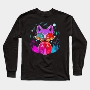 cute fox Long Sleeve T-Shirt